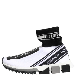 White Black Sorrento Socks Sneakers Shoes