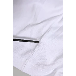 White Short Sleeves DG Logo Print Top T-shirt