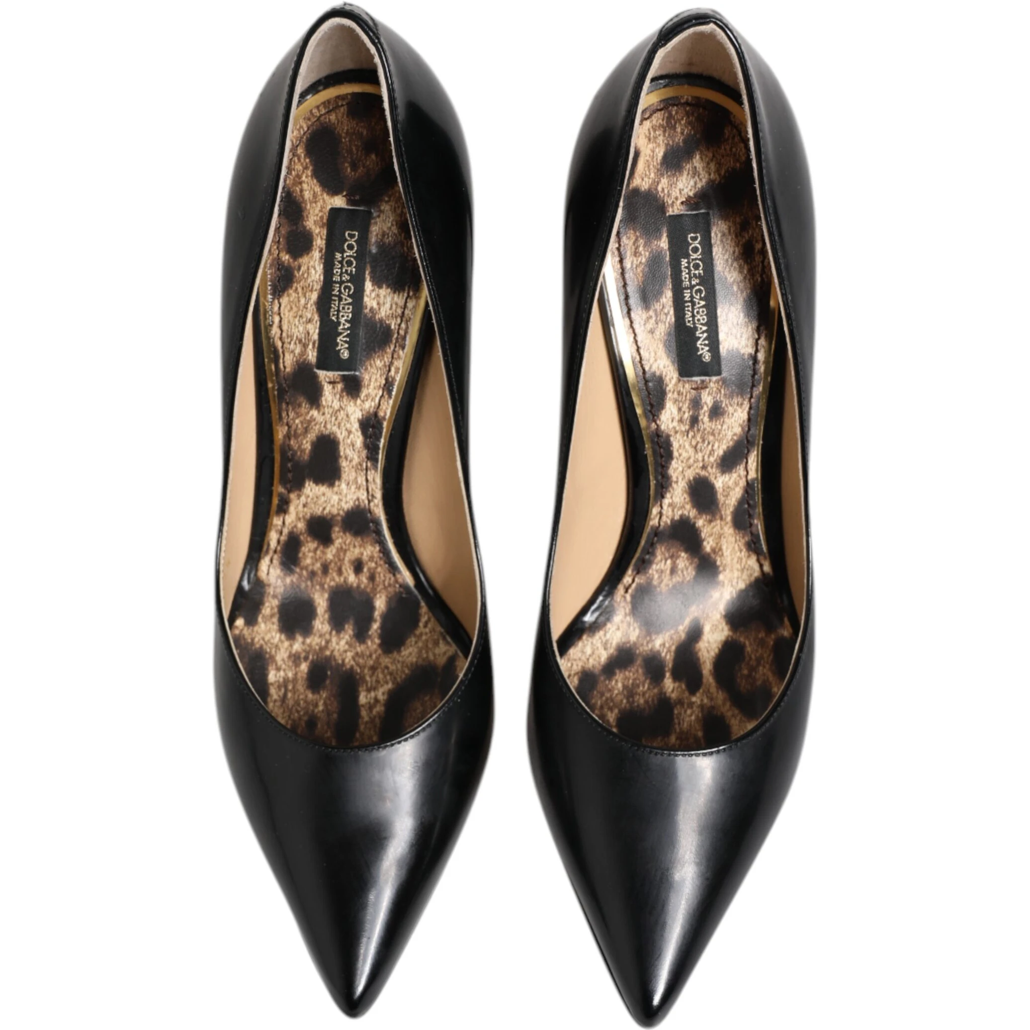 Black Calf Leather Stiletto Heels Pumps Shoes
