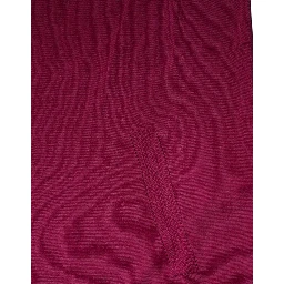 Fuchsia Wool Long Sleeves Turtleneck Sweater