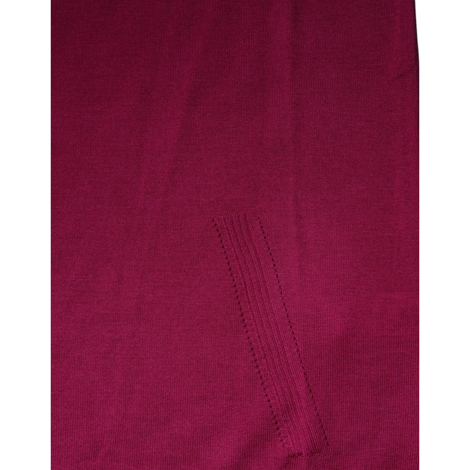 Fuchsia Wool Long Sleeves Turtleneck Sweater