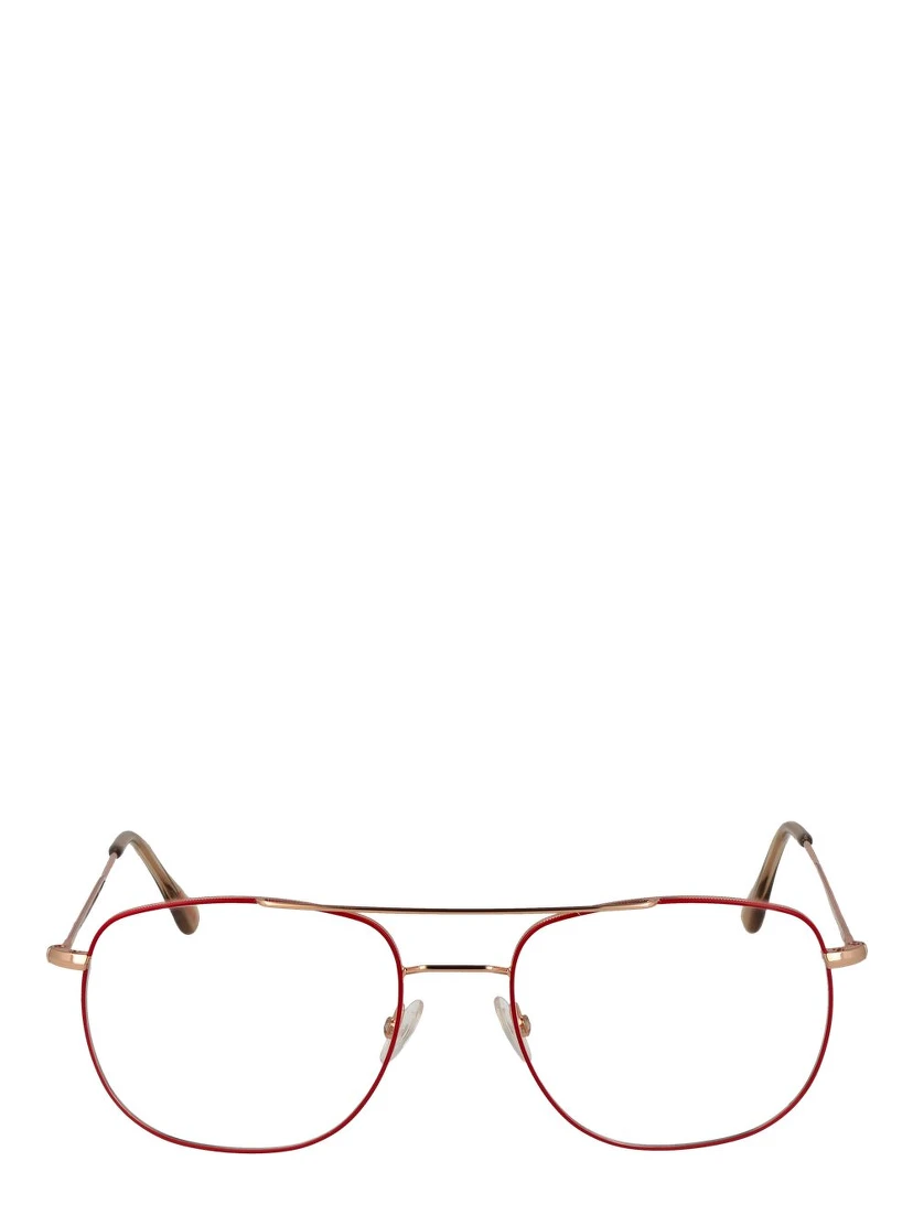 Red Metal Glasses (Frames)