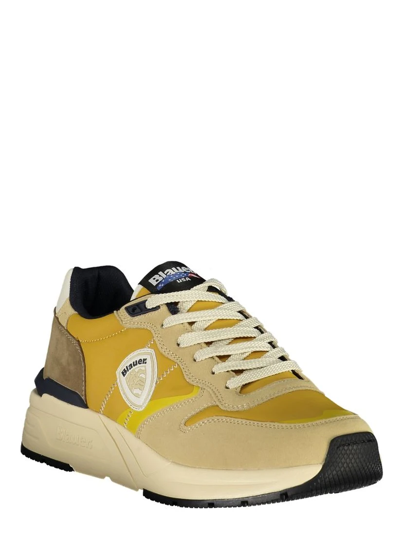 Beige Polyester Sneaker