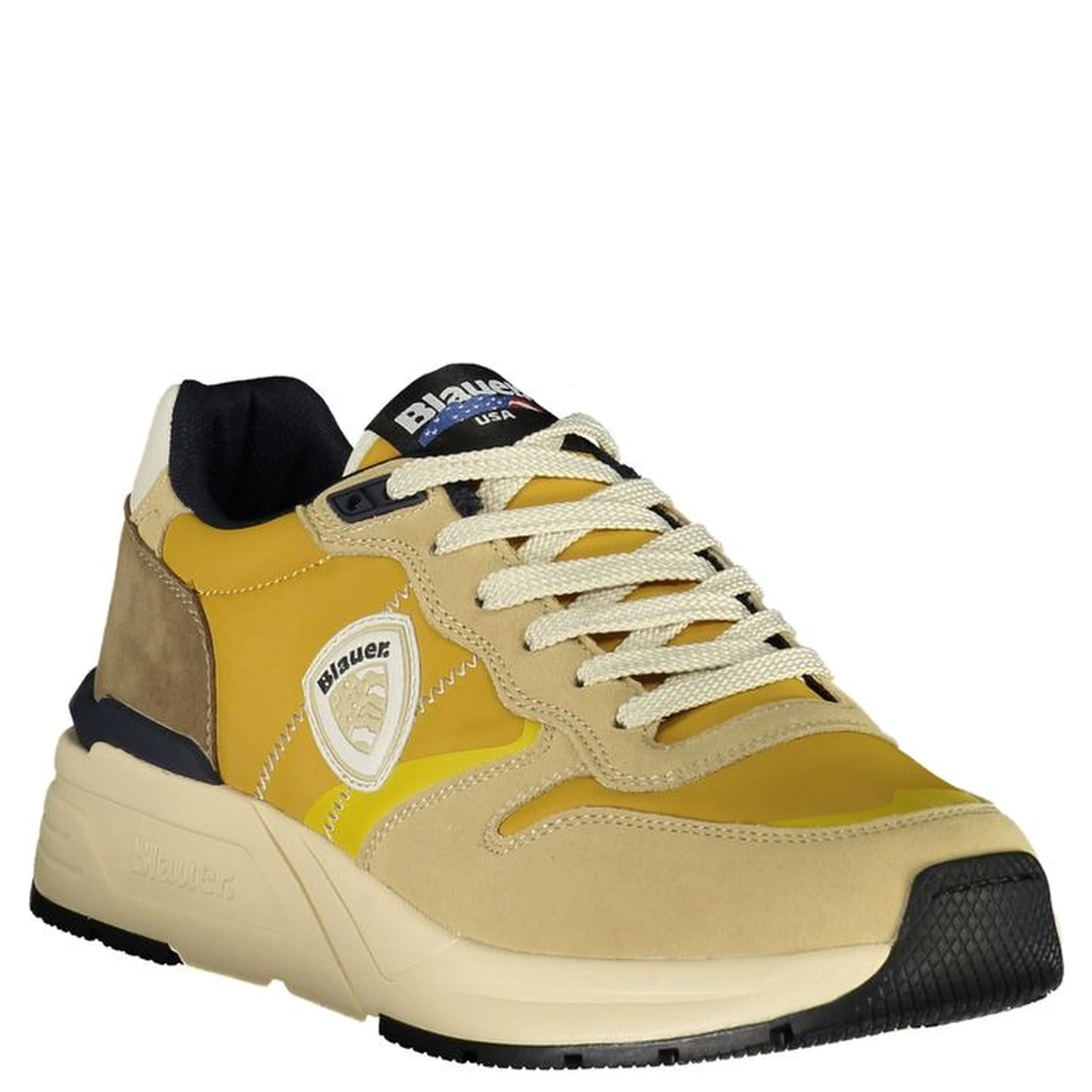 Beige Polyester Sneaker