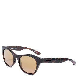 نظارات شمسية بنية اللون من الأسيتات