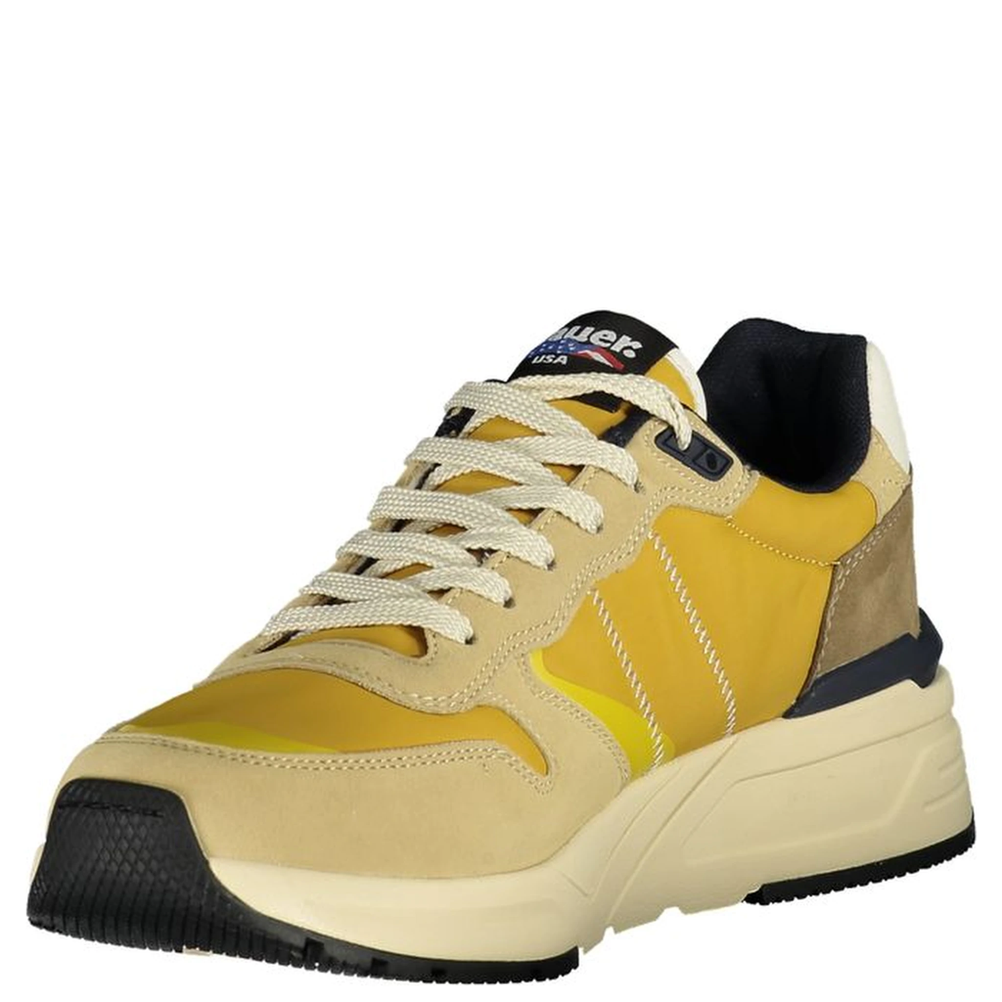 Beige Polyester Sneaker