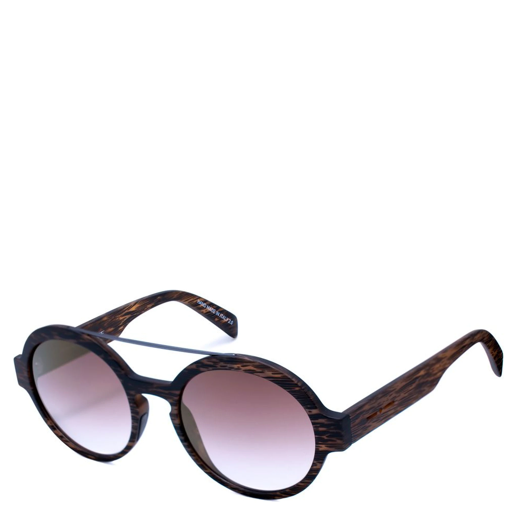 نظارات شمسية بنية اللون من الأسيتات