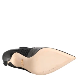 Black Stretch Stilettos Booties Socks Shoes