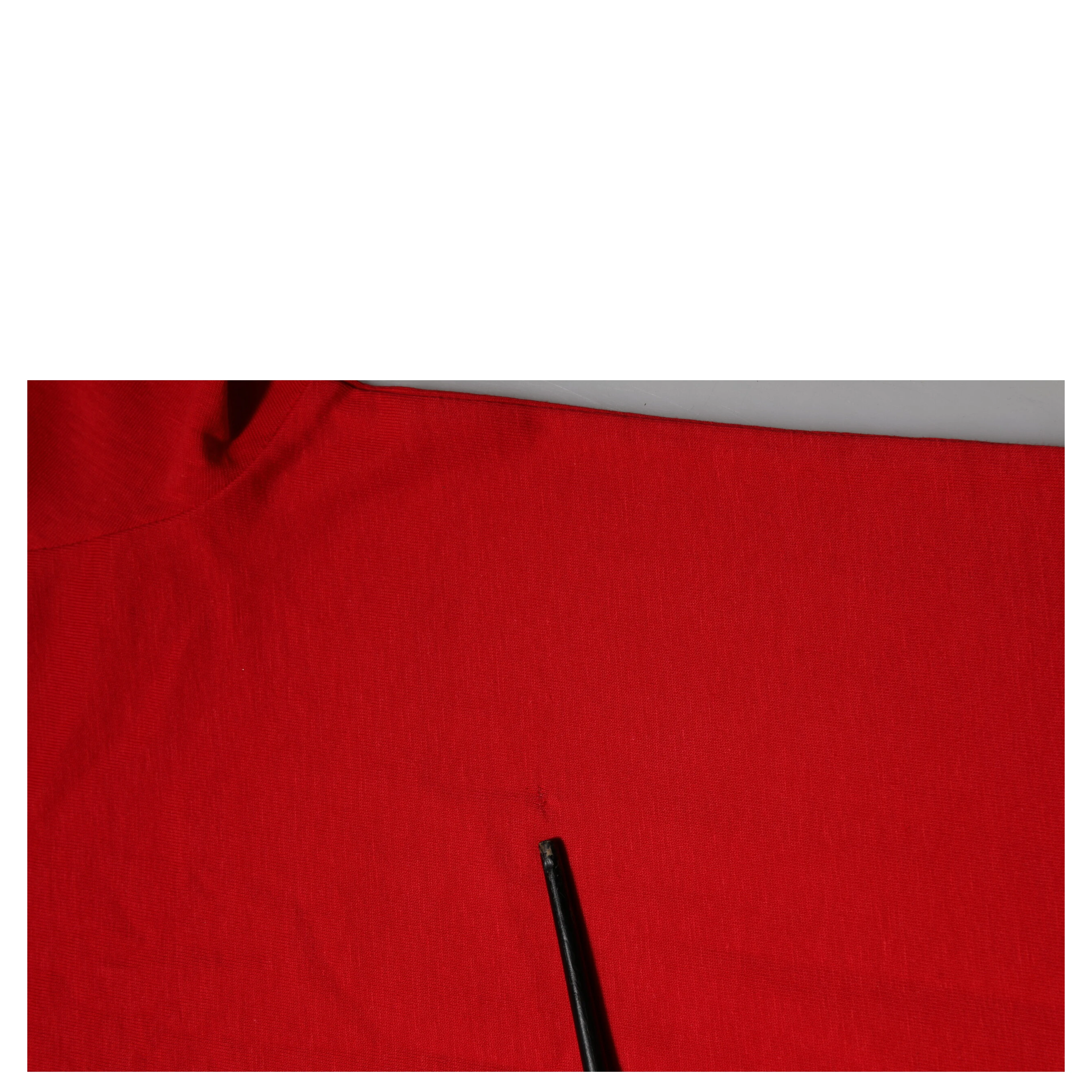 Red Crew Neck Short Sleeves Top T-shirt
