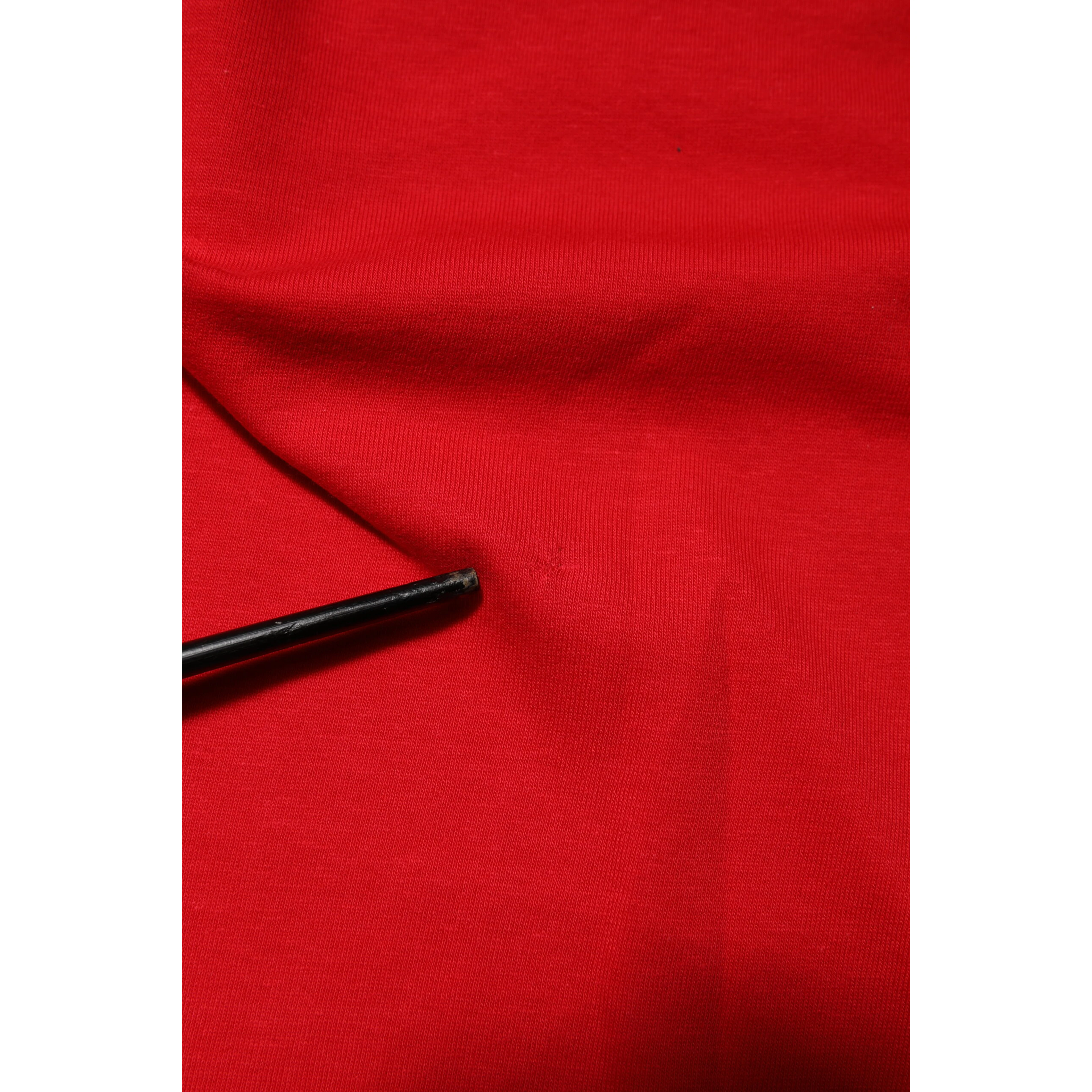 Red Crew Neck Short Sleeves Top T-shirt