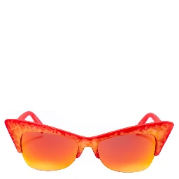 Red Acetate Sunglasses