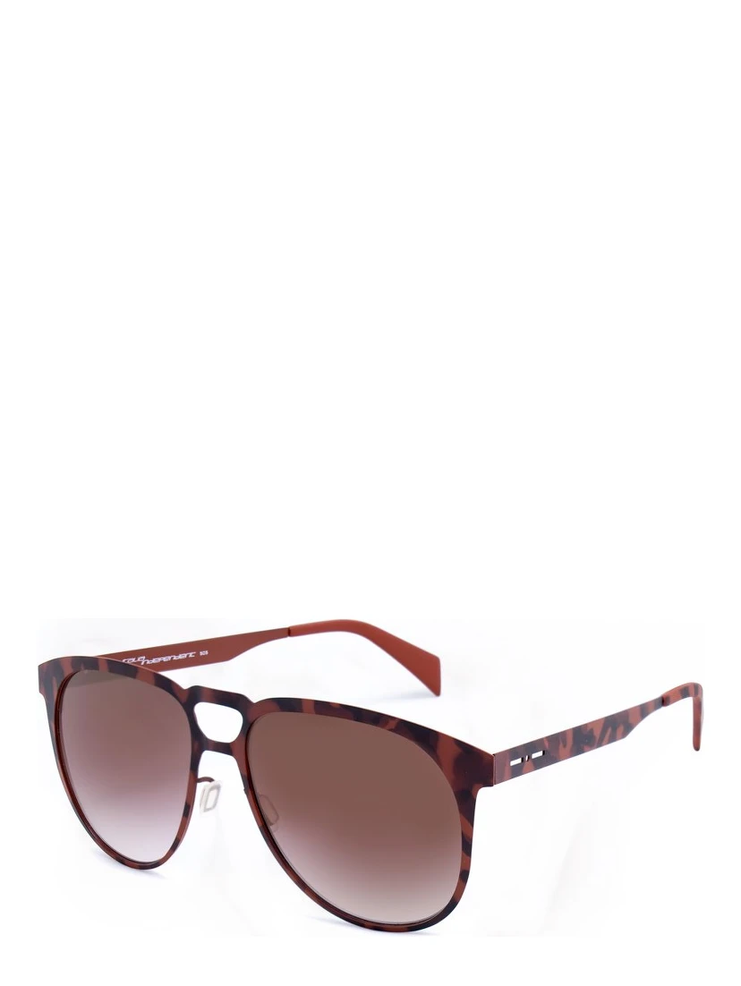 Brown Metal Sunglasses