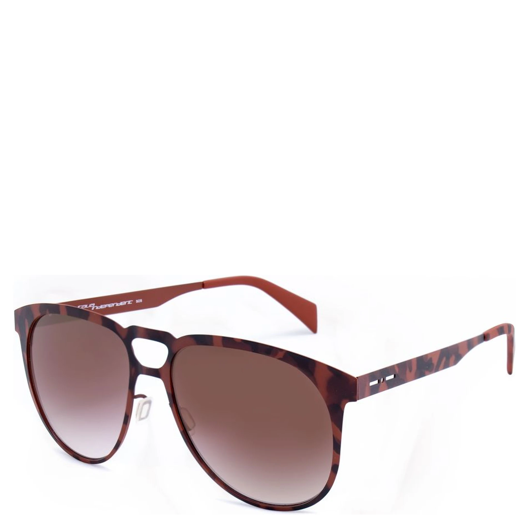 Brown Metal Sunglasses