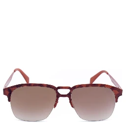 Brown Metal Sunglasses