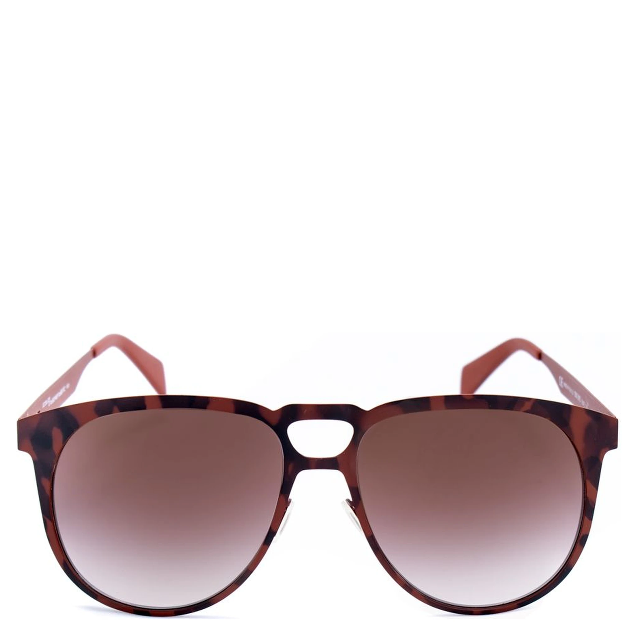 Brown Metal Sunglasses