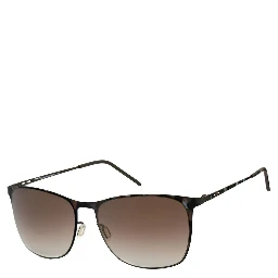Brown Metal Sunglasses