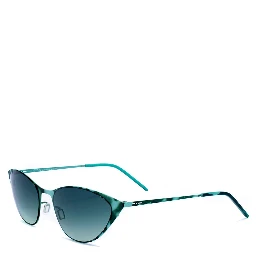 Green Metal Sunglasses