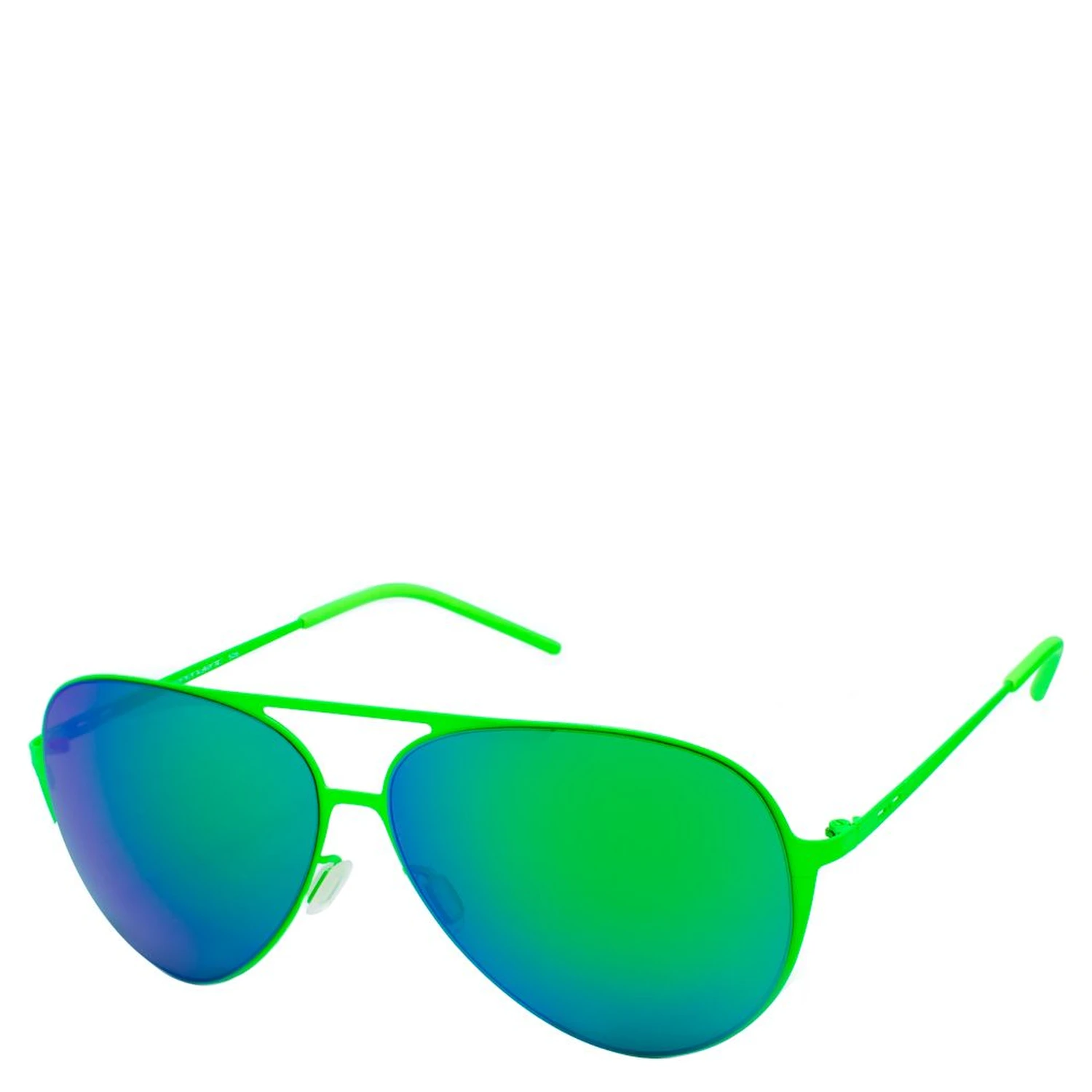 Green Metal Sunglasses