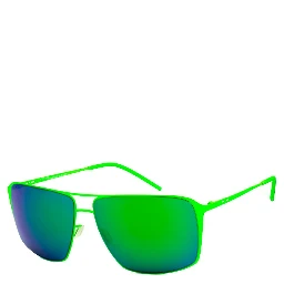Green Metal Sunglasses