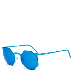 Blue Metal Sunglasses