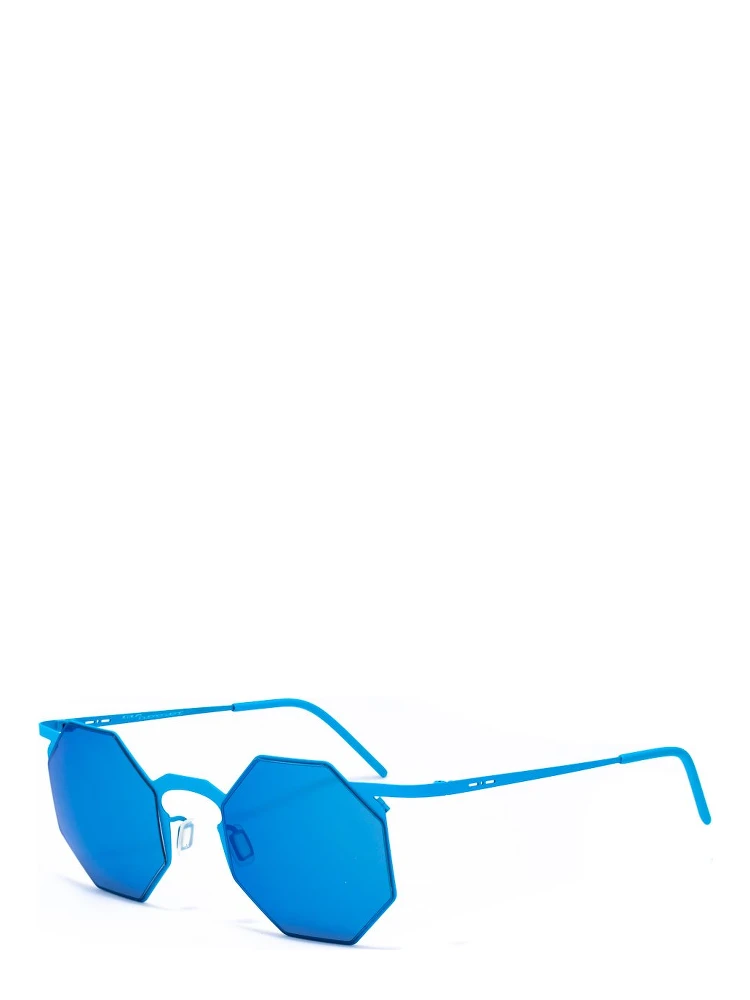 Blue Metal Sunglasses
