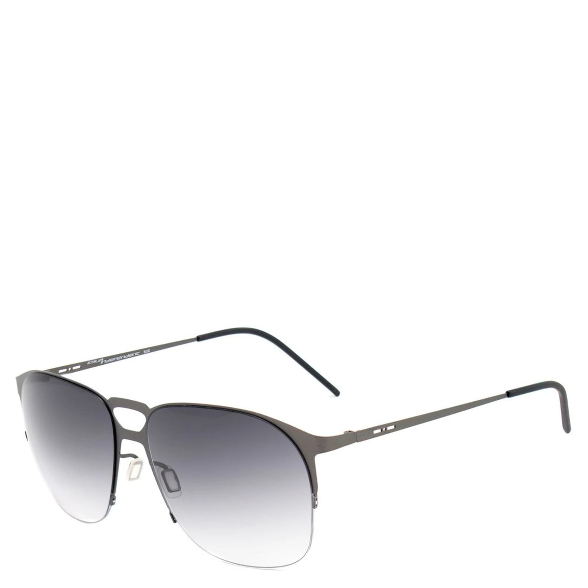 Gray Metal Sunglasses