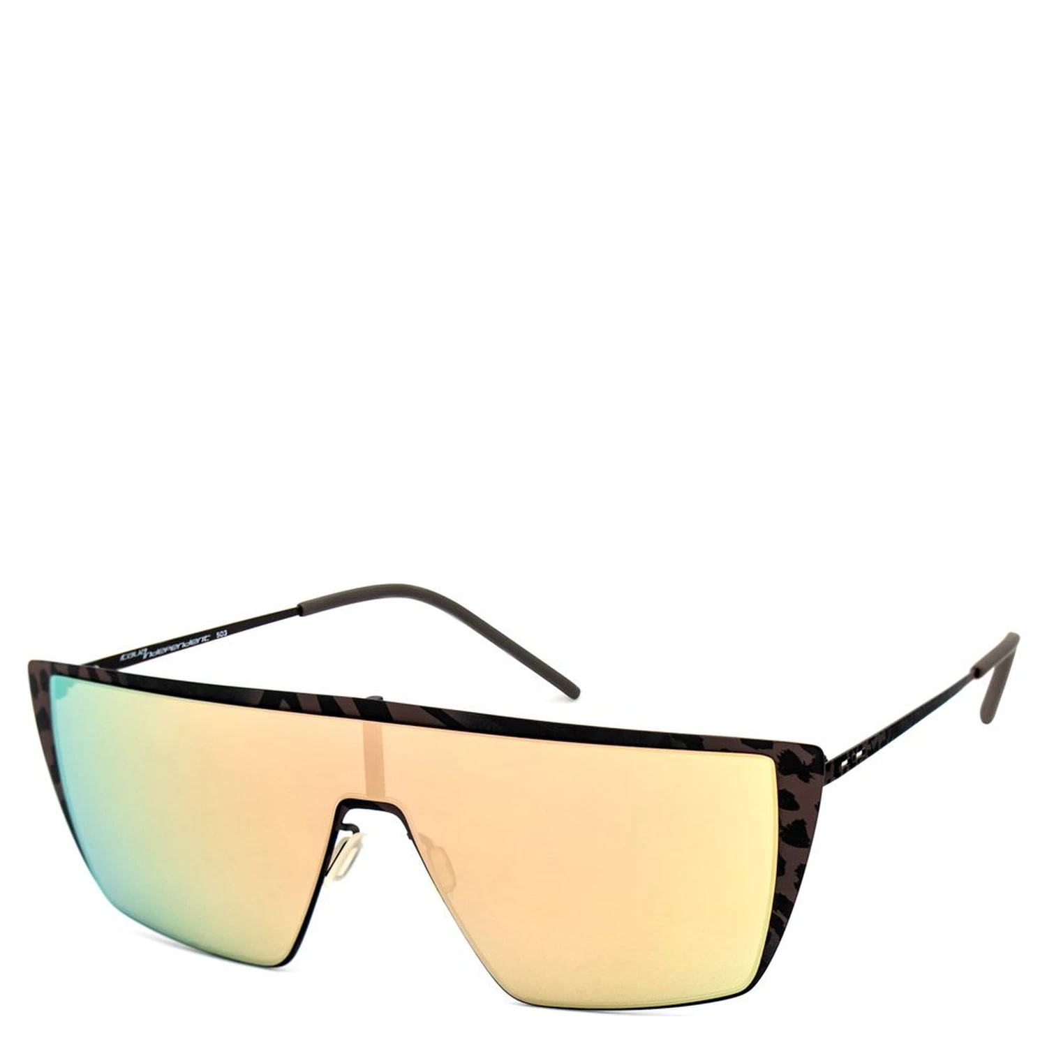 Brown Metal Sunglasses