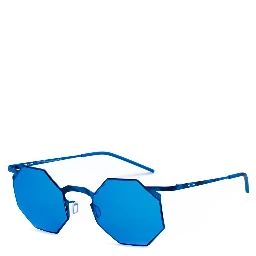 Blue Metal Sunglasses