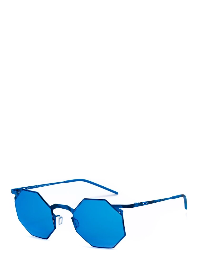 Blue Metal Sunglasses