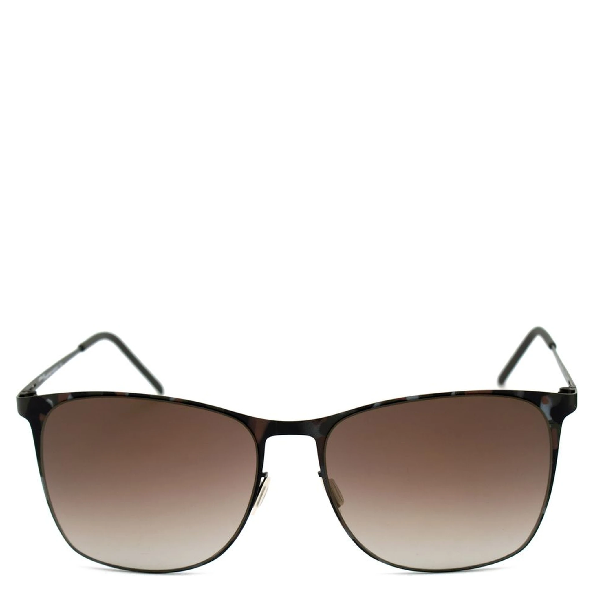 Brown Metal Sunglasses
