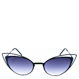 نظارات شمسية معدنية سوداء