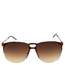 Brown Metal Sunglasses