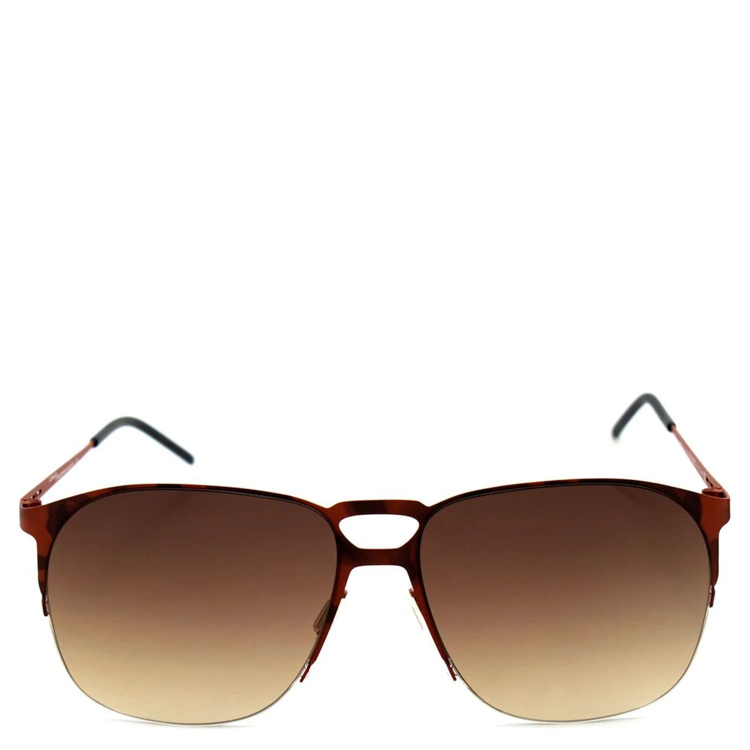 Brown Metal Sunglasses