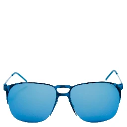 Blue Metal Sunglasses