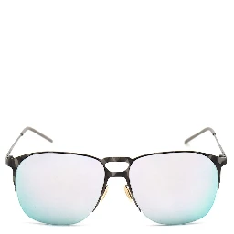 Gray Metal Sunglasses