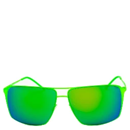 Green Metal Sunglasses