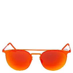 Orange Metal Sunglasses