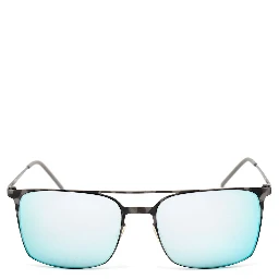 Gray Metal Sunglasses