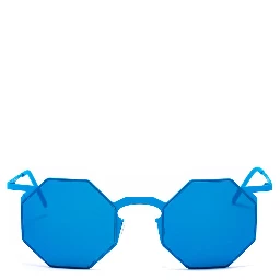 Blue Metal Sunglasses