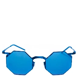 Blue Metal Sunglasses