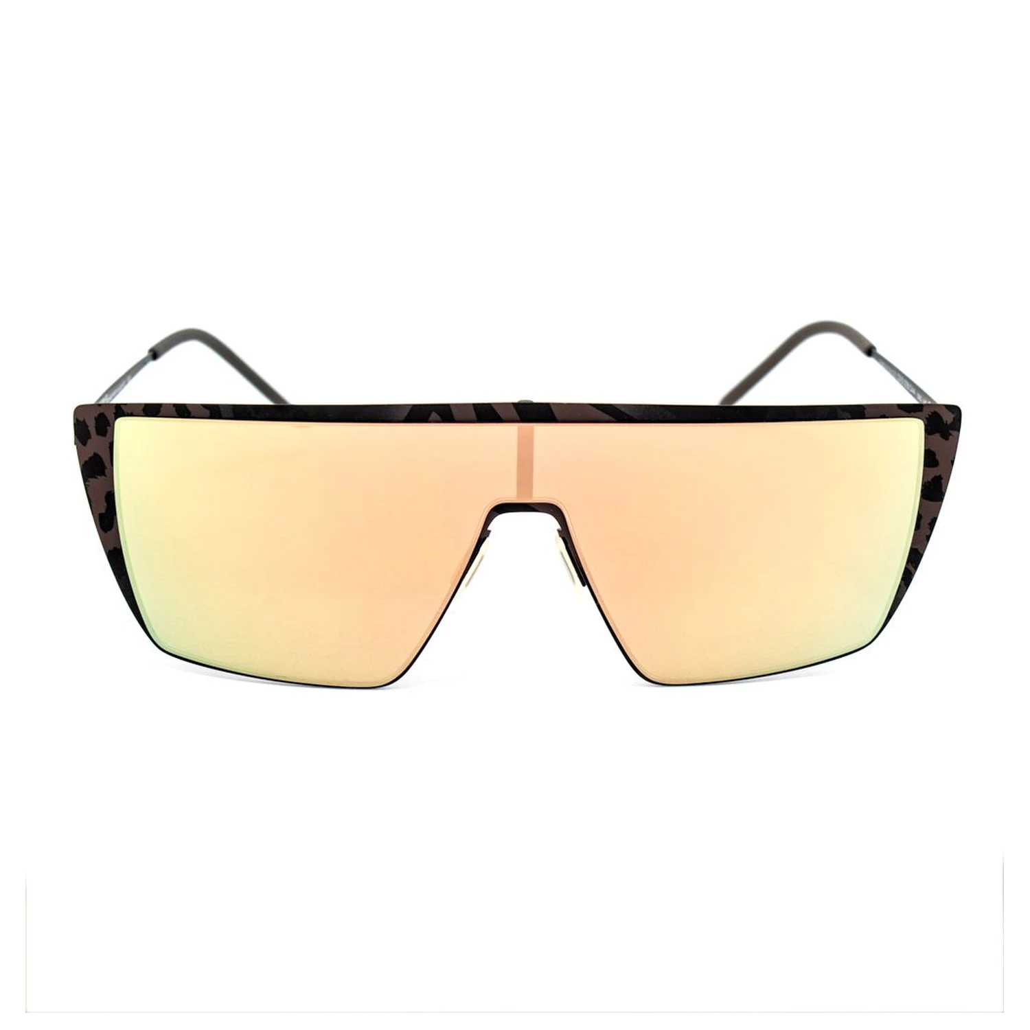 Brown Metal Sunglasses