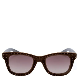 نظارات شمسية بنية اللون من الأسيتات