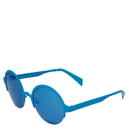 Blue Metal Sunglasses