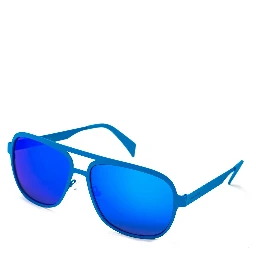 Blue Metal Sunglasses