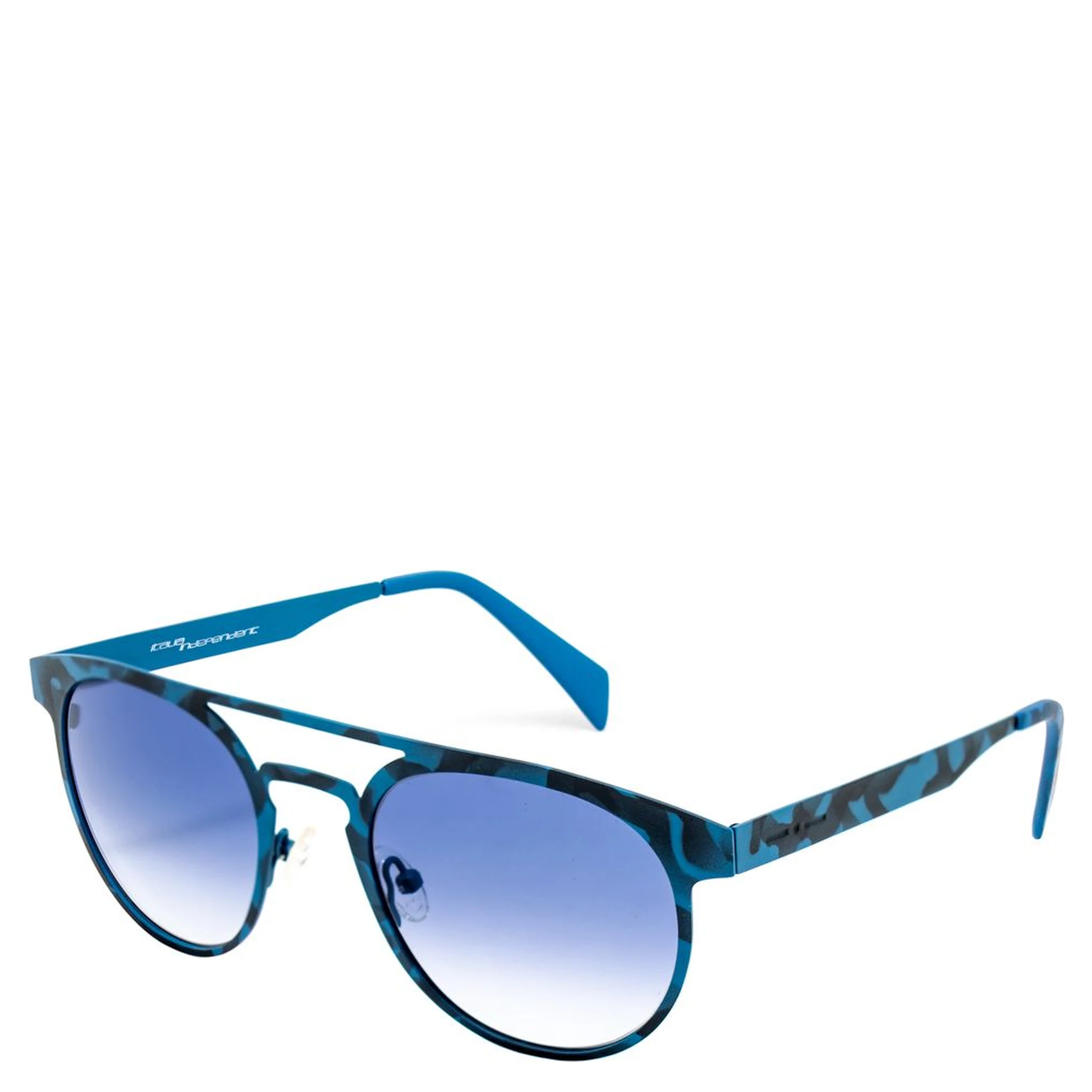 نظارات شمسية معدنية زرقاء