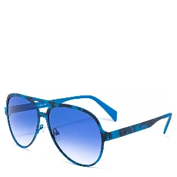 Blue Metal Sunglasses