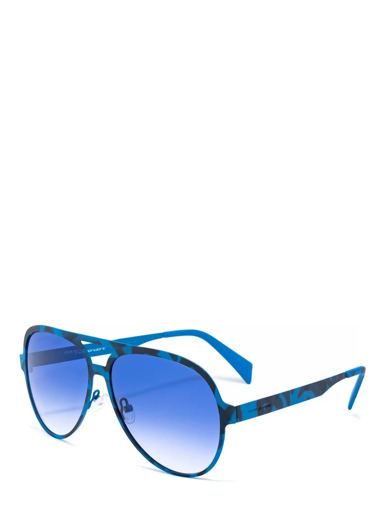 Blue Metal Sunglasses