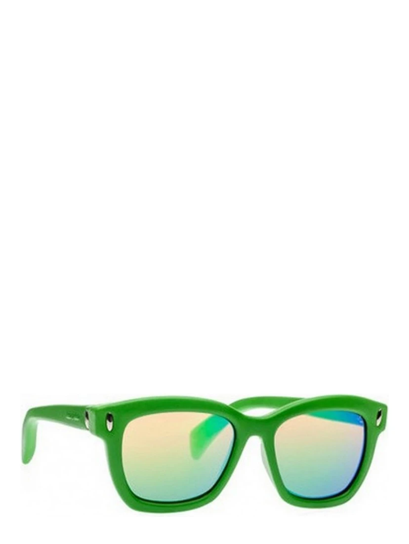 Green Rubber Sunglasses