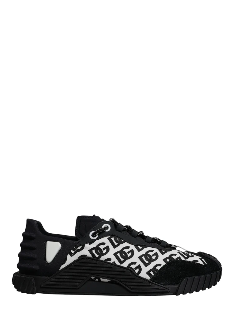 Black Logo Lace Up Low Top NS1 Sneakers Shoes