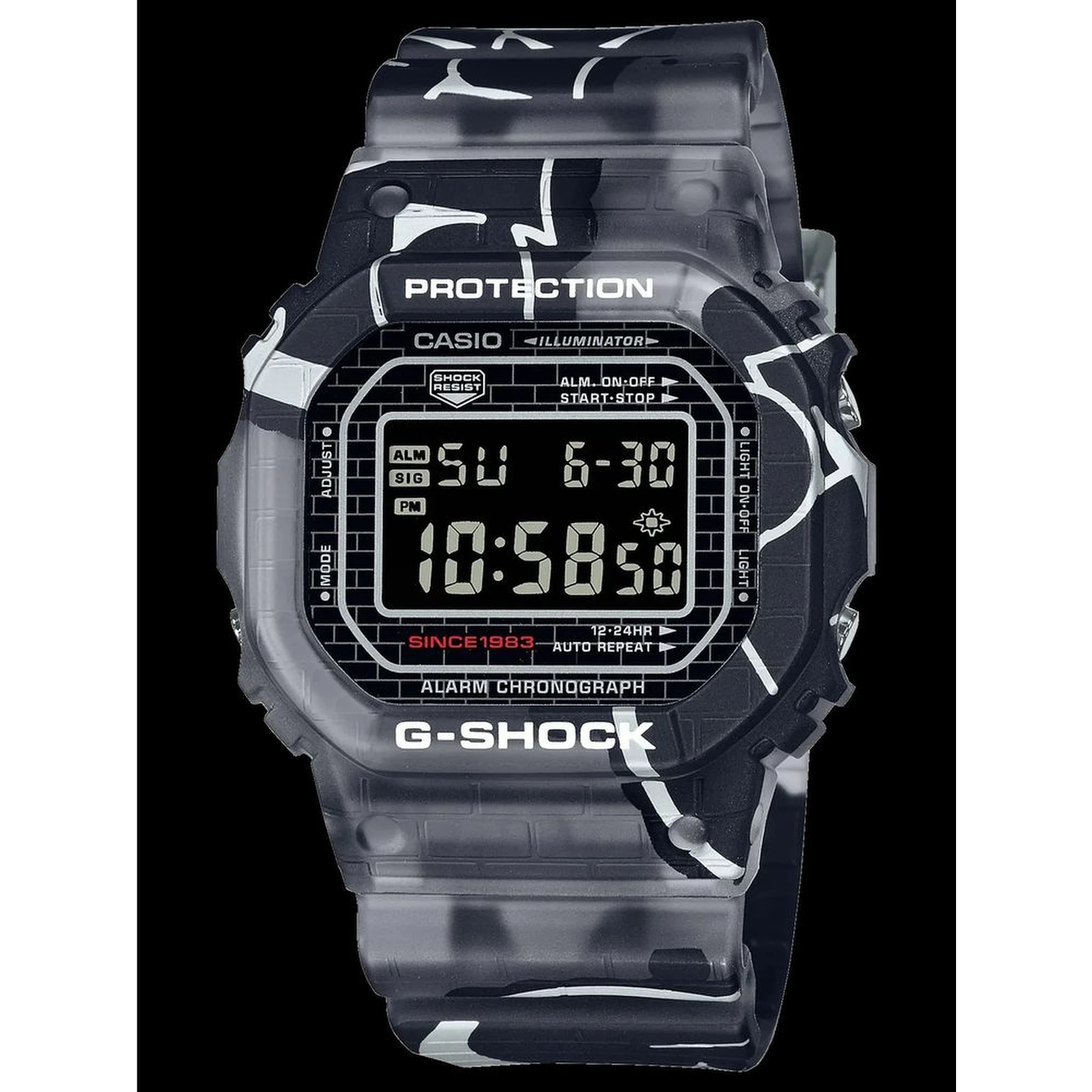 Gray Resin Digital Watch